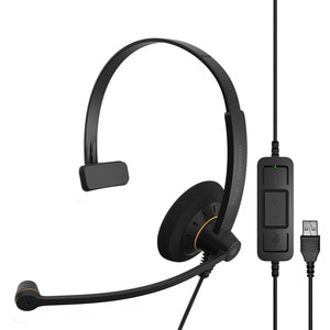 EPOS | SENNHEISER IMPACT SC 30 USB ML - Mono - USB - Wired - 60 Hz - 16 kHz - On-ear - Monaural - 6.9 ft Cable - Noise Can