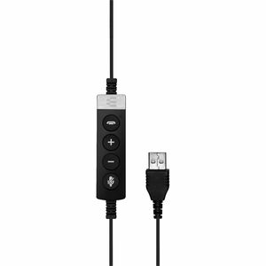 EPOS IMPACT SC 260 USB MS II Kabel Auf den Ohren Stereo Headset - Binaural - Geräuschunterdrückung, Elektret-Mikrofon, Uni
