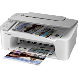 Canon PIXMA TS3451 (White) Wireless Inkjet Multifunction Printer - Colour - Copier/Printer/Scanner - 4800 x 1200 dpi Print