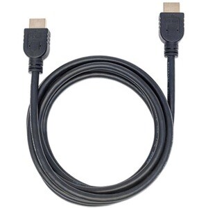 HDMI Cable with Ethernet (CL3 rated, suitable for In-Wall use), 4K@60Hz (Premium High Speed), 2m, Male to Male, Black, Ult