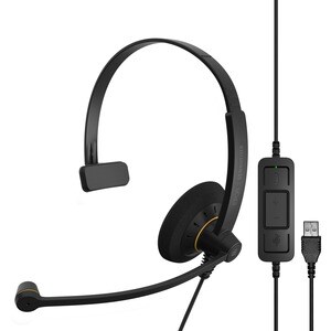 EPOS | SENNHEISER IMPACT SC 30 Kabel Auf den Ohren Mono Headset - Schwarz - Monaural - 60 Hz bis 16 kHz Frequenzgang - 210