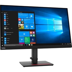 Lenovo ThinkVision T27h-2L 27" Class WQHD LCD Monitor - 16:9 - Raven Black - 68.6 cm (27") Viewable - In-plane Switching (