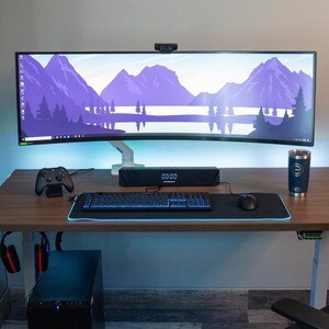 Ergotron Mounting Pivot for Monitor, Curved Screen Display, Mounting Arm - White - 1 Display(s) Supported - 124.5 cm (49")