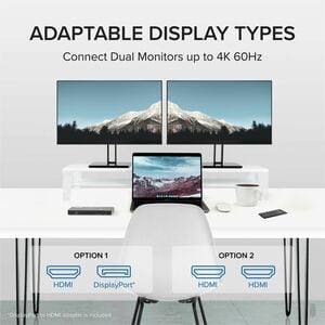 Plugable Thunderbolt 3 and USB C Docking Station with 96W Charging - Compatible with Mac and Windows Laptops, DisplayPort 