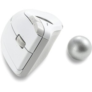 Kensington Pro Fit Ergo Trackball - Wireless - White - 9 Button(s)
