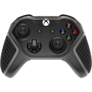 OtterBox Xbox One Antimicrobial Easy Grip Controller Shell - For Microsoft Gaming Controller - Dark Web Black, Silver Meta