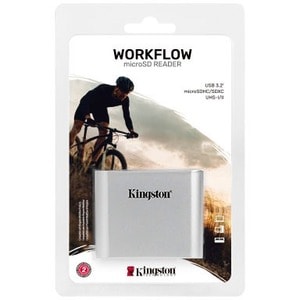 Kingston Workflow Flash Reader - USB 3.2 (Gen 1) Type C - External - SDHC, SDXC