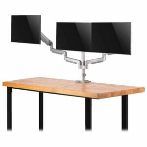 Tripp Lite series DDR1730TAL Desk Mount for Flat Panel Display, Monitor, HDTV - Silver - 3 Display(s) Supported - 30" Scre