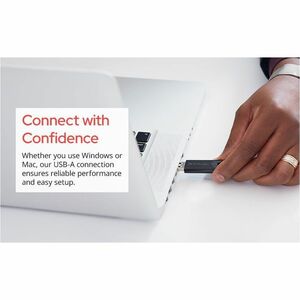 32GB PinStripe USB 3.2 Gen 1 Flash Drive - Business 10pk - Black - 32 GB - USB 3.0 - Black