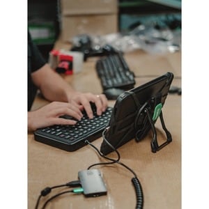GDS Keyboard with Track Pad - Cable Connectivity - USB 2.0 Interface - 89 Key(s) - Rugged - Notebook - TouchPad - Mac, PC