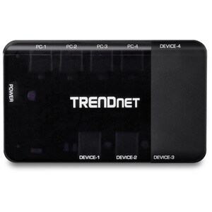 Switch/Commutateur USB TRENDnet TK-U404 Nouveau - Externe - 4 Total de ports USB - 4 Port(s) USB 3.1 - PC, Mac