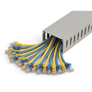 StarTech.com Cable Management Raceway w/Parallel Slots 78in - Network Cable Hider Kit - Slotted Wire Duct System - Cord Co