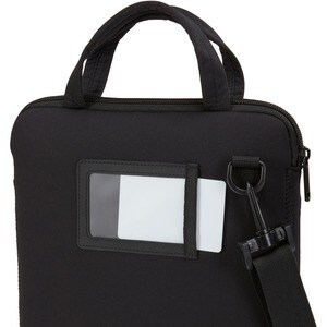 Case Logic Quantic LNEO-212 Carrying Case (Sleeve) for 12" Chromebook - Black - Polyester Body - Shoulder Strap, Handle - 