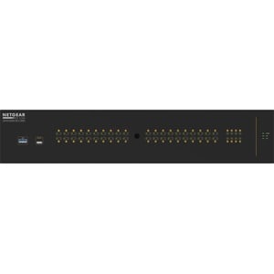 Netgear M4250-40G8XF-PoE++ AV Line Managed Switch - 40 Ports - Manageable - 3 Layer Supported - Modular - 82.60 W Power Co