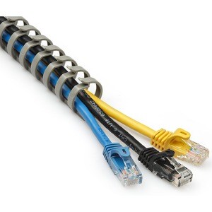 StarTech.com Cable Management Raceway Spine Vertebrae 20" - Network Cable Hider Kit - Wall Wire Duct System - Cord Conceal