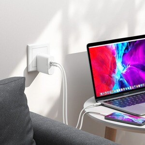 ALOGIC 2X68 Rapid Power 68W GaN Charger - ALOGIC 2X68 Rapid Power 68W GaN Charger - Includes 2m USB-C Charging Cable