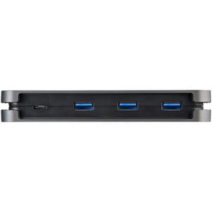 StarTech.com USB Hub - USB 3.2 (Gen 1) Type C - Portable - Black, Space Gray - UASP Support - 4 Total USB Port(s) - PC, Li