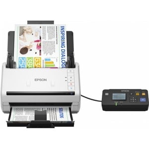Epson WorkForce DS-770II Sheetfed Scanner - 600 x 600 dpi Optical - 24-bit Color - 8-bit Grayscale - 45 ppm (Mono) - 45 pp