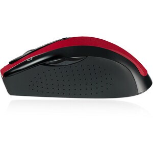 Adesso iMouse M20R Mouse - Radio Frequency - USB - Optical - 6 Button(s) - Red - Wireless - 2.40 GHz - 1500 dpi - Scroll W