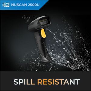 Adesso NuScan NuScan 2500TU Healthcare, Warehouse, Logistics Handheld Barcode Scanner - Cable Connectivity - USB Cable Inc