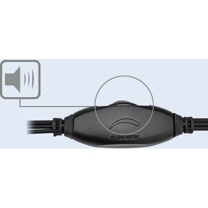 Adesso Xtream H4 Wired Over-the-head Stereo Headset - Black - Binaural - Circumaural - 32 Ohm - 20 Hz to 20 kHz - 182.9 cm