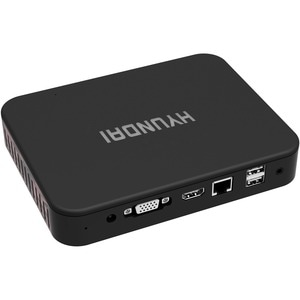 Hyundai Mini PC, Intel Celeron N4020, 4GB DDR4, 64GB Storage, Expandable 2.5" SATA HDD and M.2 SSD Slot, USB-C, Windows 10