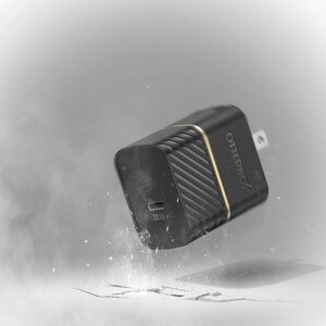 OtterBox USB-C to USB-C Wall Charging Kit, 30W Fast Charge - Black Shimmer