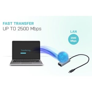 i-tec 2,5 Gigabit Ethernet Adapter für Computer/Notebook/Tablet - 2.5GBase-T - Tragbar - USB 3.1 Typ C - 1 Anschluss(e) - 
