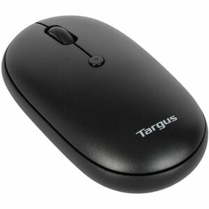 Targus Compact Multi-Device Antimicrobial Wireless Mouse - Wireless - Bluetooth/Radio Frequency - 2.40 GHz - Black - 3 But