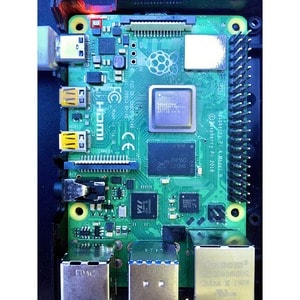 Raspberry Pi Single Board Computer für LCD-Display, Monitor - Module - Rot, Weiß - Cortex A72 - BCM2711 - Quad-Core - 1,50
