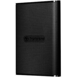 Transcend Tragbar Solid State-Laufwerk - Extern - 1 TB - Schwarz - Desktop-PC, Notebook Unterstütztes Gerät - USB 3.1 (Gen