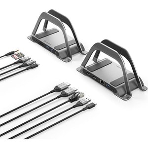 Alogic Bolt Plus USB Type C Docking Station for Notebook - Memory Card Reader - SD - 100 W - Space Gray - 2 Displays Suppo