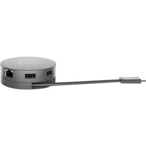 Dell USB-C Mobile Adapter - DA310 - for Mouse, Flash Drive, Projector - 90 W - USB Type C - 4K - 3840 x 2160, 1920 x 1080 