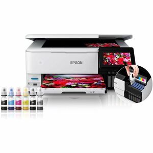 Epson L8160 Wireless EcoTank Inkjet Multifunction Printer - Colour - Copier/Printer/Scanner - 32 ppm Mono/32 ppm Color Pri