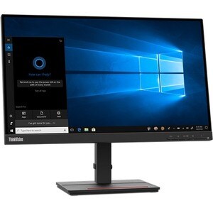 Lenovo ThinkVision S22e-20 22" Class Full HD LCD Monitor - 16:9 - Raven Black - 21.5" Viewable - Vertical Alignment (VA) -