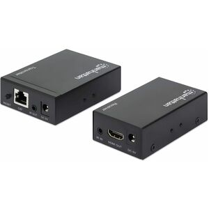 Extensor Video HDMI, 50M via Cat 6, 1080p - 1 Dispositivo de Entrada - 1 Dispositivo de salida - 100m Alcance - 2 x Red (R