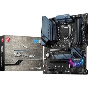 MSI MAG B560 TORPEDO Desktop Motherboard - Intel B560 Chipset - Socket LGA-1200 - Intel Optane Memory Ready - ATX - Pentiu