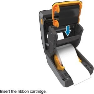 Zebra ZD421c Desktop Thermal Transfer Printer - Monochrome - Label/Receipt Print - USB - USB Host - Bluetooth - Wireless L