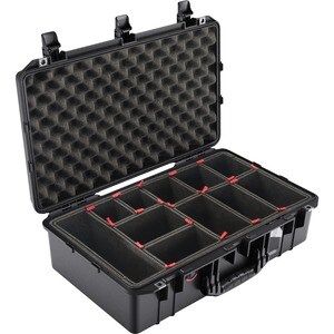 Pelican 1555 Air Case - Internal Dimensions: 23" Length x 12.75" Width x 7.50" Depth - External Dimensions: 24.8" Length x