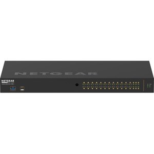Netgear M4250-26G4F-PoE+ AV Line Managed Switch - 24 Ports - Manageable - 3 Layer Supported - Modular - 4 SFP Slots - 35.8