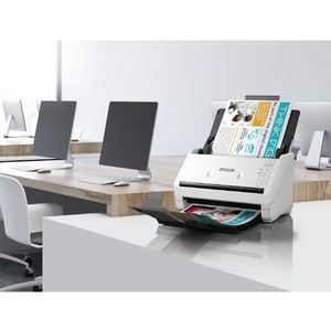 Epson WorkForce DS-570WII Sheetfed Scanner - 600 dpi Optical - 30-bit Color - 30-bit Grayscale - 35 ppm (Mono) - 35 ppm (C