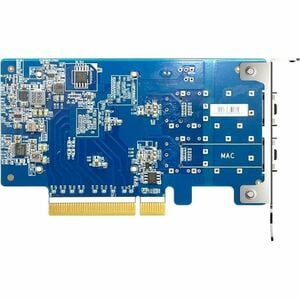 QNAP QXG QXG-25G2SF-CX6 25Gigabit Ethernet Card for Workstation - SFP28 - Plug-in Card - PCI Express 4.0 x8 - Low-Profile 