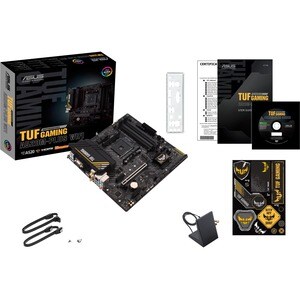 TUF GAMING A520M-PLUS WIFI Desktop Motherboard - AMD A520 Chipset - Socket AM4 - Micro ATX - Ryzen 3, Ryzen 5, Ryzen 7, Ry