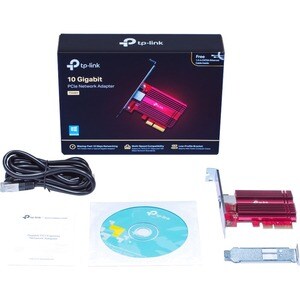 Scheda di rete 10 Gigabit Ethernet - TP-Link TX401 - 10GBase-T - Plug-in Card - PCI Express 3.0 x4 - 80 Gbit/s Velocità di