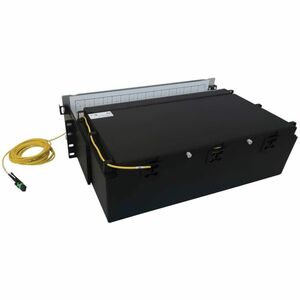 Eaton Tripp Lite Series Preloaded Fiber Patch Panel, 3U - 48x (12F MTP/MPO-APC to 4x LC Duplex F/F) 8F Trunk Cables, OS2 S