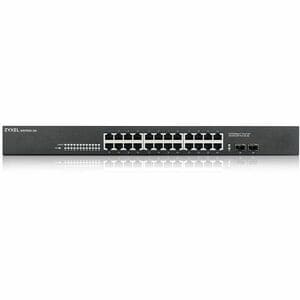 ZYXEL GS1100 GS1100-24E 24 Ports Ethernet Switch - Gigabit Ethernet - 100/1000Base-T - Black - 2 Layer Supported - 13 W Po