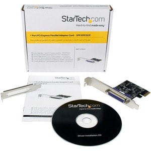 StarTech.com Parallel Adapter - Half-height/Low-profile Plug-in Card - 1 Pack - PCI Express 2.0 x1 - PC, Linux - 1 x Numbe