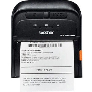 Brother RJ-3035B Mobile Direct Thermal Printer - Monochrome - Portable - Label/Receipt Print - USB - Bluetooth - Near Fiel