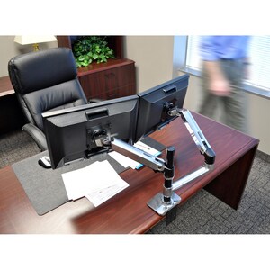 Ergotron 45-248-026 Mounting Arm for Notebook - 18.14 kg Load Capacity - 75 x 75, 100 x 100 - VESA Mount Compatible