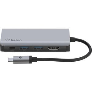 Belkin Connect USB Type C Docking Station - Charging Capability - 4K - 3840 x 2160 - 2 x USB Ports - 2 x USB 3.0 - 2 x USB